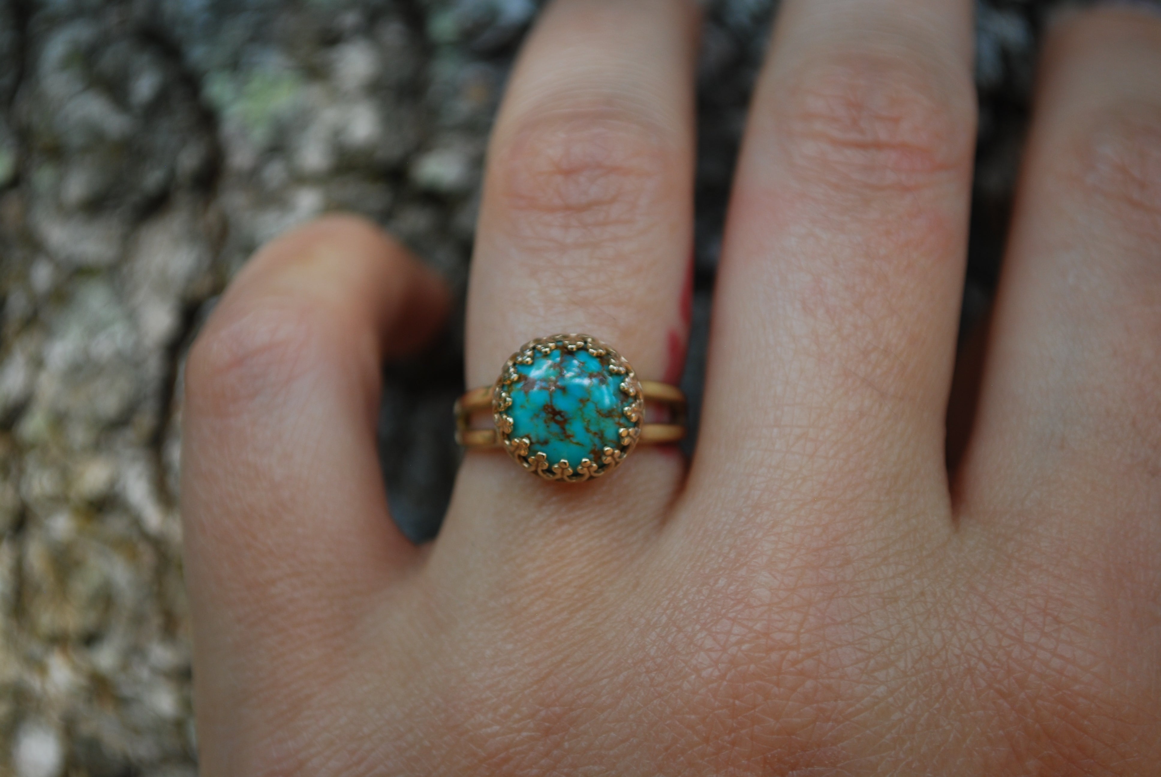 14k Gold + Turquoise