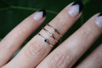 Diamond Midi Rings