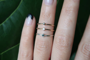 Diamond Midi Rings