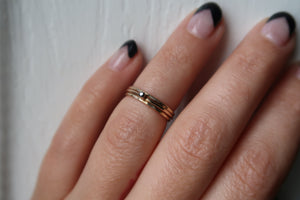 Diamond Midi Rings