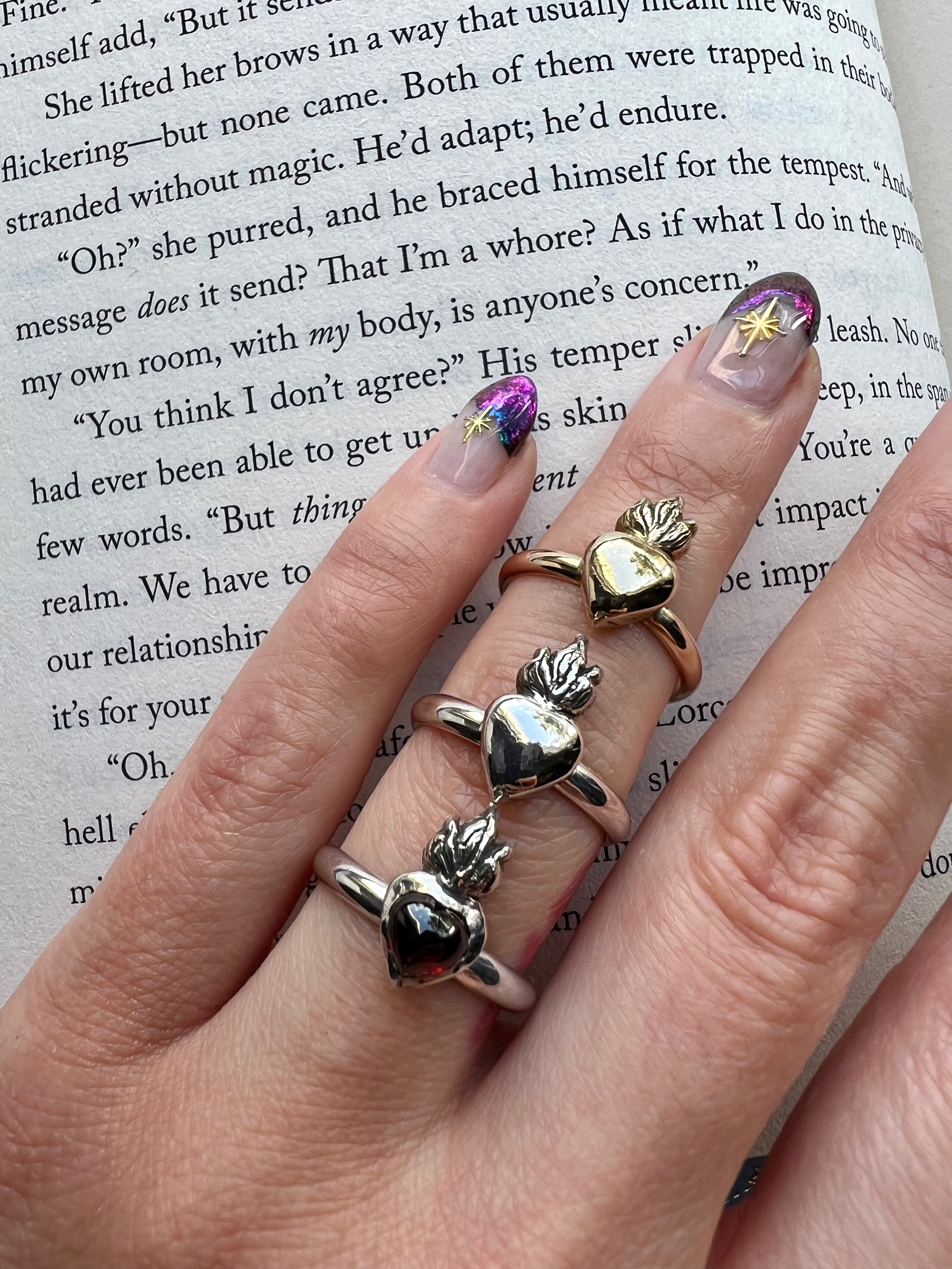 Fireheart Gem Rings