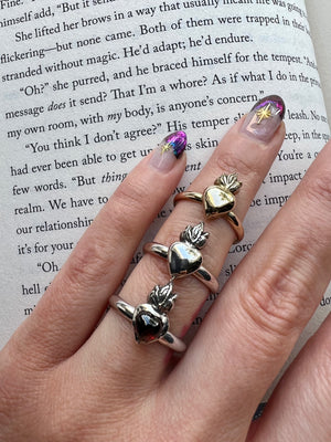 Fireheart Gem Rings