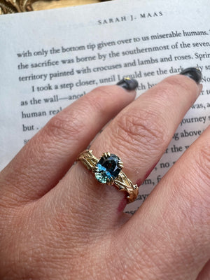 Thorns + Roses Sapphire Ring