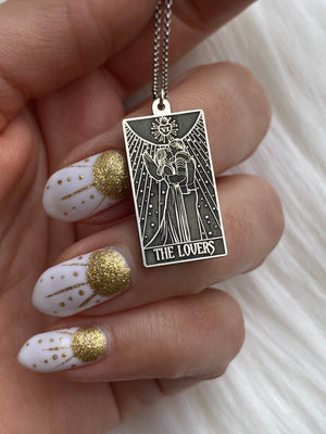 The Lovers Tarot Charm