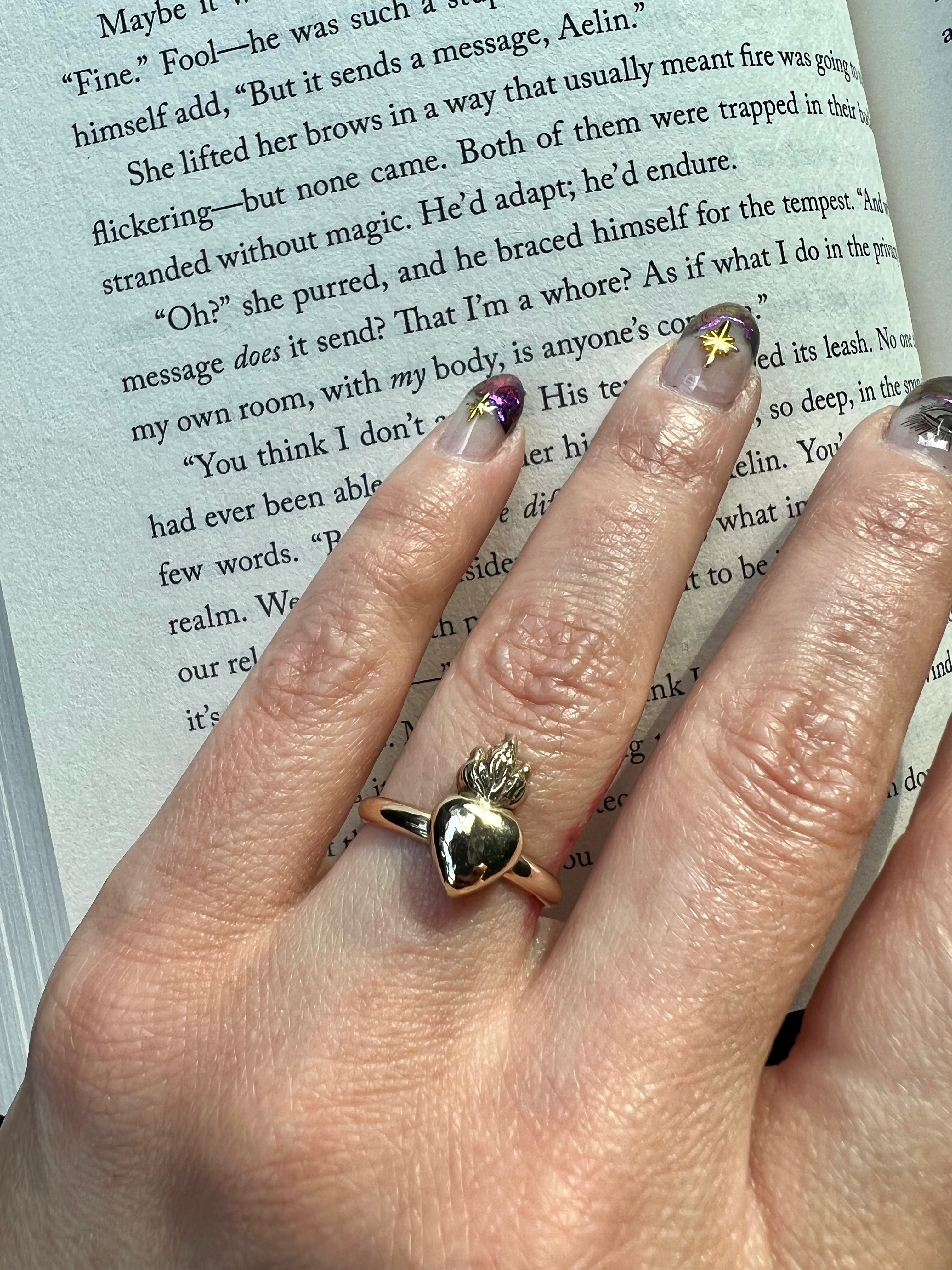 Fireheart Gem Rings