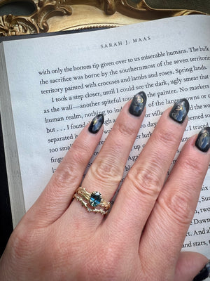 Thorns + Roses Sapphire Ring