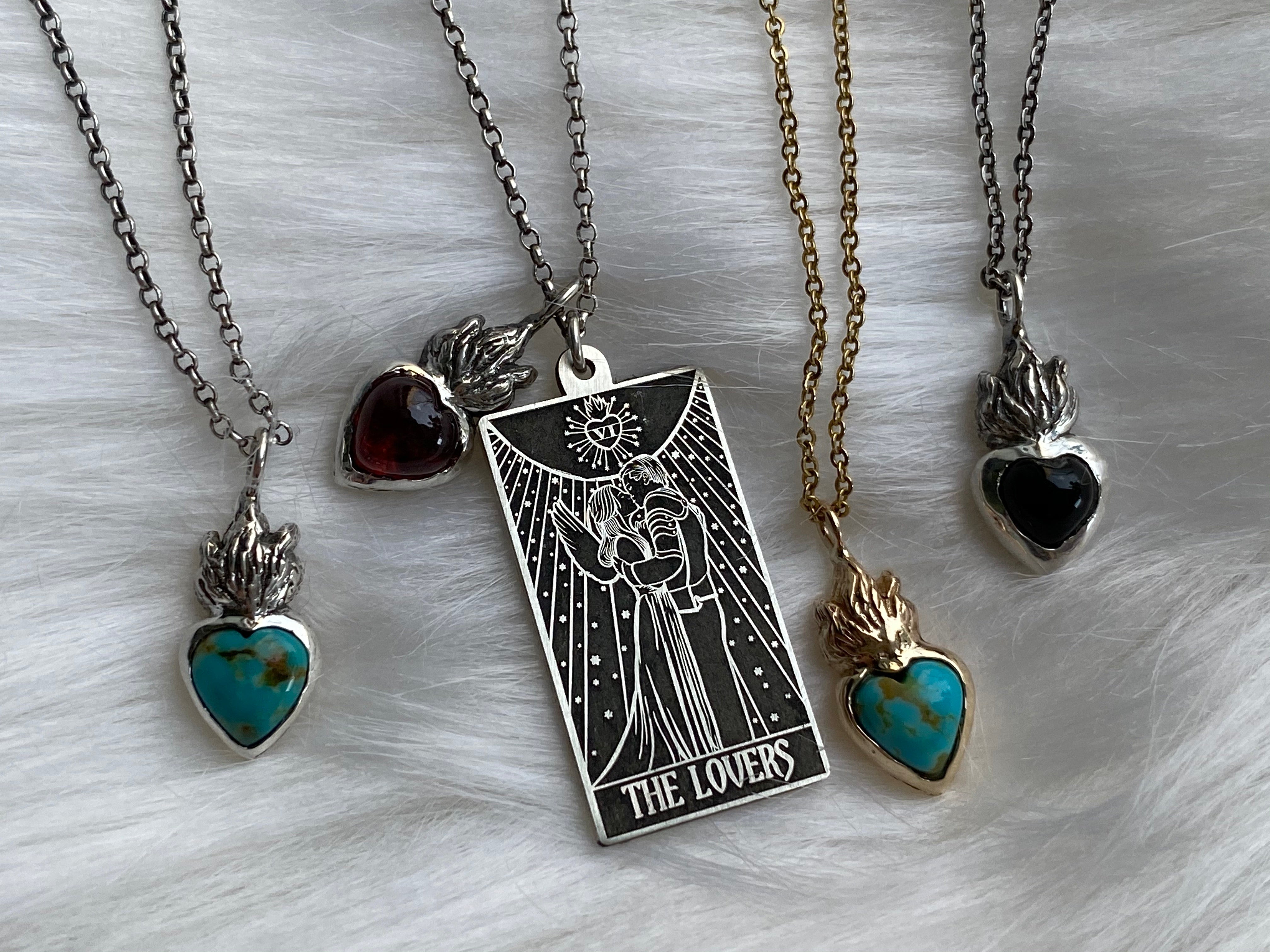 The Lovers Tarot Charm