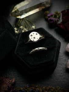 Night Sky Signet Ring