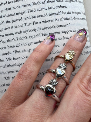 Fireheart Gem Rings