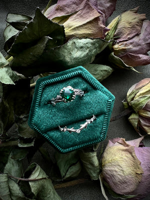 Round Thorns + Roses Ring Setting