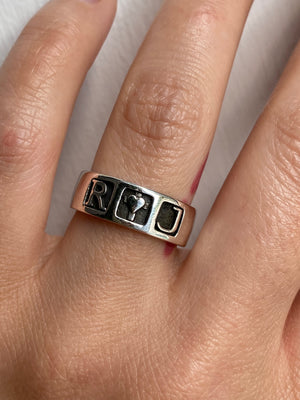 R+J Wedding Band