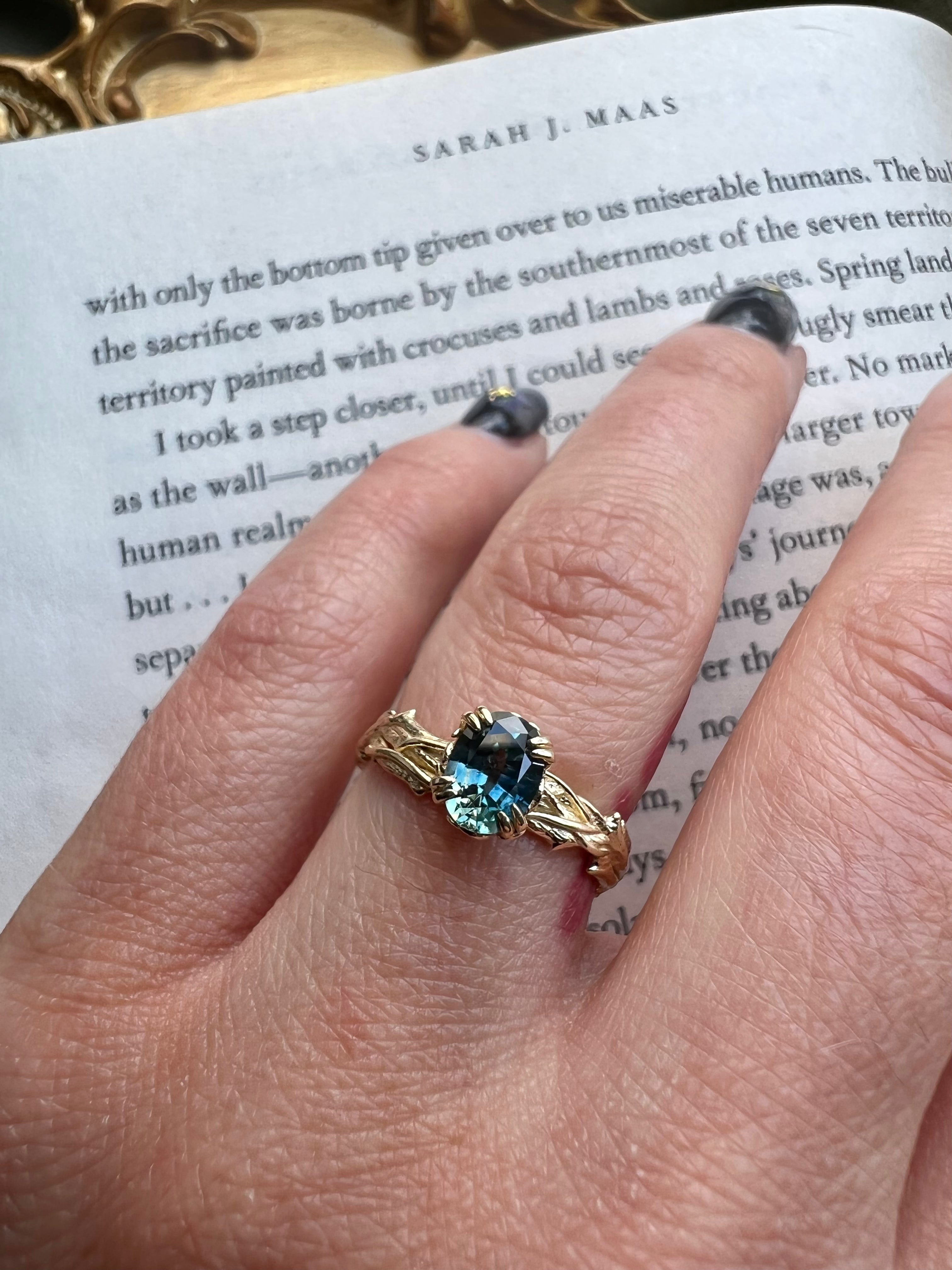 Thorns + Roses Sapphire Ring