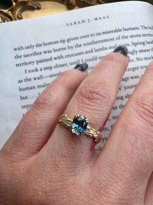 Thorns + Roses Sapphire Ring