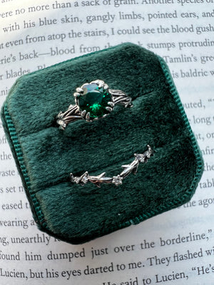 Round Thorns + Roses Ring Setting